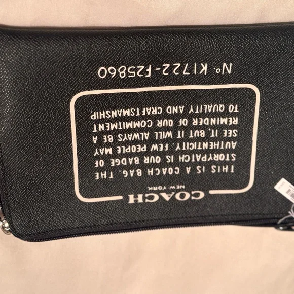 NWT Coach Black Toiletry Bag - Picture 8 of 10
